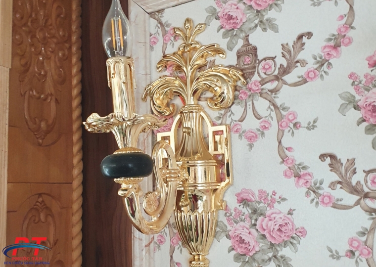 Đèn Trụ Mạ Vàng 9281-1