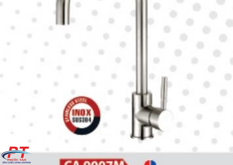 Vòi rửa chén nóng lạnh inox 304 mờ