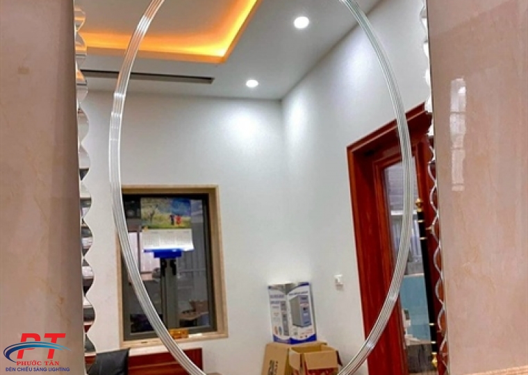 Gương Elip g33 50x70 Sọc