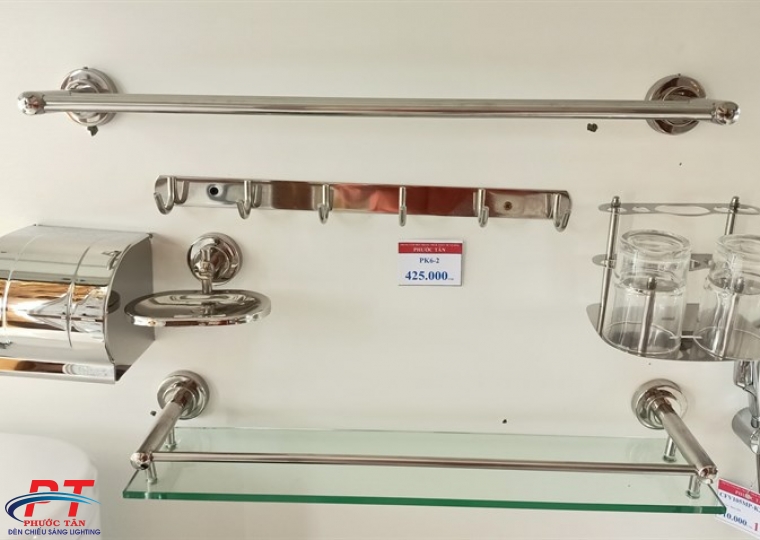 Phụ kiện nhà tắm 6 món lô kín